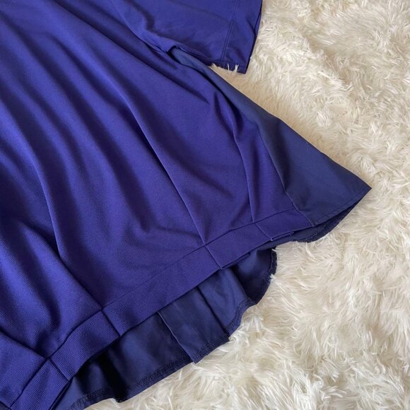 Rayon Elegant 3/4 Sleeve Blouse Blue - Picture 5 of 5